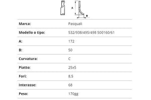 Zappetta pasquali 532/938/495/498 500160/61