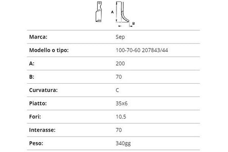 Zappetta sep 100-70-60 207843/44