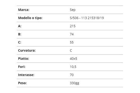 Zappetta sep s/506-113 215318/19