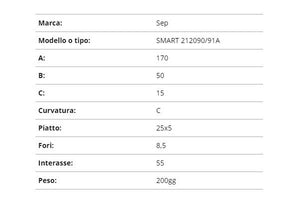 Zappetta sep smart 212090/91a