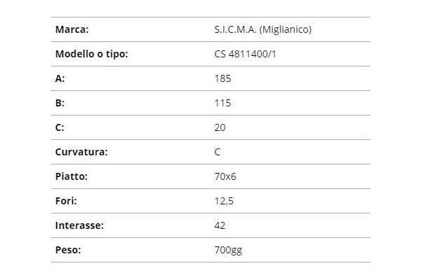 Zappetta sicma cs 4811400/1