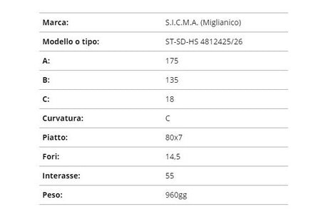 Zappetta sicma st-sd-hs 4812425/26 (curva)