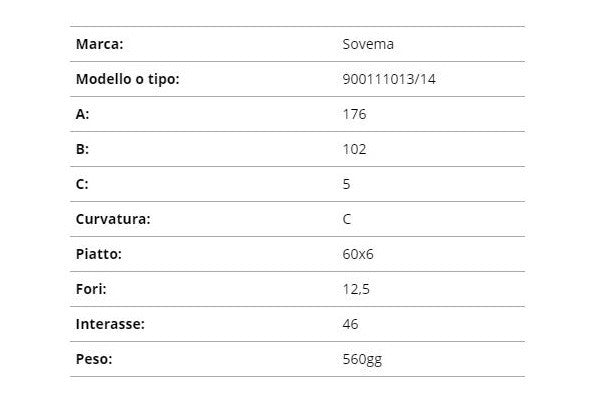 Zappetta sovema 900111013/14 (curva)