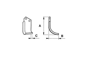 Zappetta sovema tipo lungo s2 900111023/24 (curva)