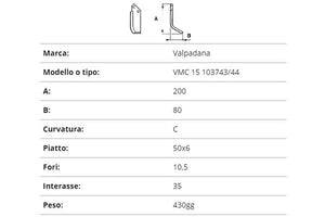 Zappetta valpadana vmc15 103743/44