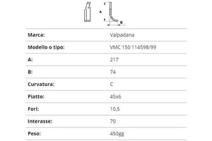 Zappetta valpadana vmc 150 114598/99