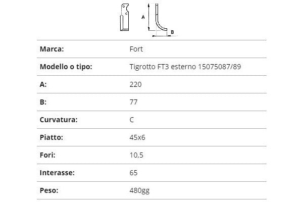 Zappetta fort tigrotto ft3 esterno 15075087/89