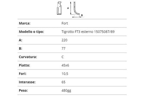 Zappetta fort tigrotto ft3 esterno 15075087/89