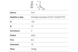 Zappetta fort minitigre, scarabeo nt fs3 15055077/78