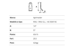 Coltello agrimaster rmu 3000106