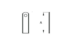 Coltello b.c.s. trncia dritto