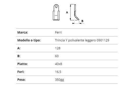 Coltello ferri polivalente leggero