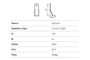 Coltello hymach trincia y 024g