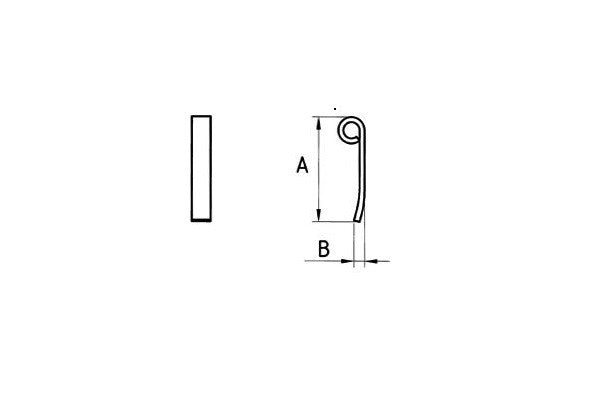 Coltello Kverneland ventilante 30x8/192