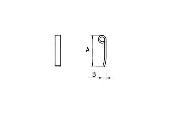 Coltello Kverneland ventilante 30x5/119