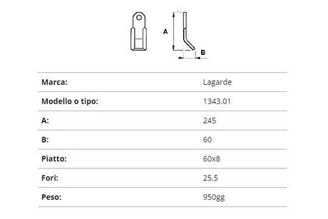 Coltello lagarde 1343.01