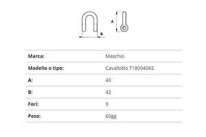 Coltello Maschio cavallotto D.8