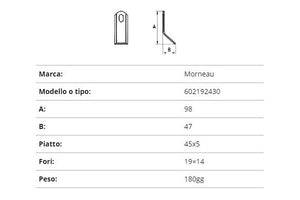 Coltello morneau 602192430