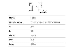 Coltello nobili y 60x10 bmg01