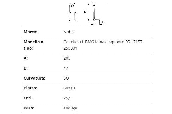 Coltello nobili lama a squadro 05