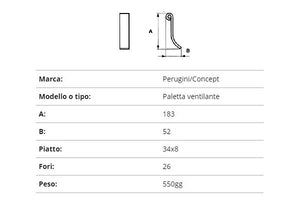 Coltello Perugini paletta