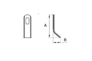 Coltello peruzzo trincia y 30x4