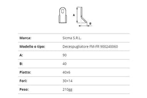 Coltello sicma decespugl.900240060
