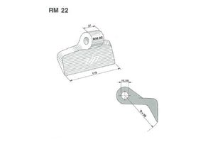 Mazza trinciasarmenti rm22 rmc - f.16,5