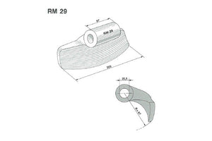 Mazza trinciasarmenti rm29 willibald - f.20,5