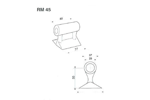 Mazza trinciasarmenti rm45 bomford - f.26