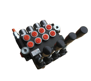 Distributore idraulico p40 3/8, 4 leve - 3 leve d.e. + 1 leva flottante