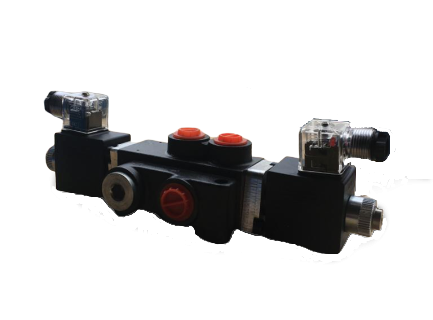 Distributore idraulico elettrico 3/8 1 via 12V