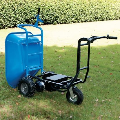 Carriola elettrica Landworks c/vasca - 3 ruote