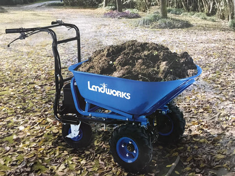 Carriola elettrica Landworks c/vasca - 3 ruote