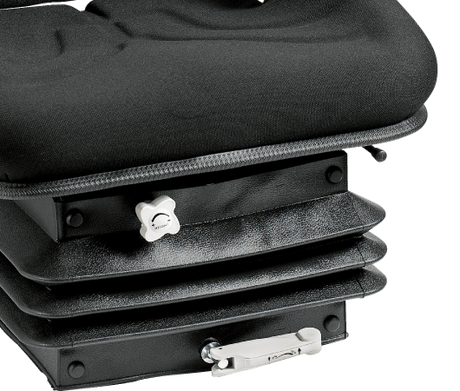 Sedile top molleggio pneumatico con anti-shock con cintura