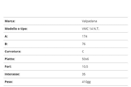 Zappetta valpadana vmc 14 n.t.