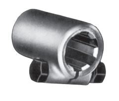 Bussola scanalata con bullone 1""3/8 L.130