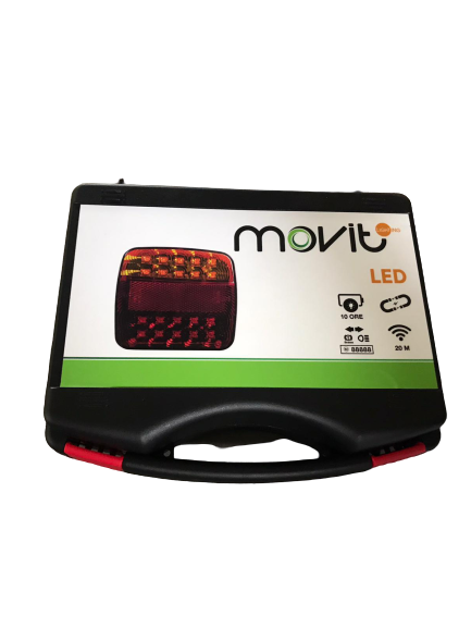 Kit impianto luci rimorchio LED wireless Movit tipo 2