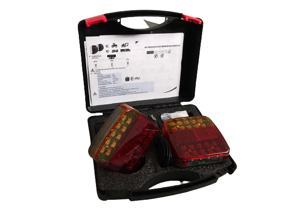 Kit impianto luci rimorchio LED wireless Movit tipo 2