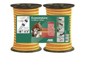 Nastro per recinzione economy line 2x200 mt, 4x0,16 - 20 mm