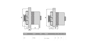 Alternatore 0120339515 33 ah