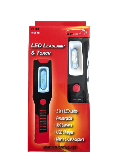 Torcia LED ricaricabile