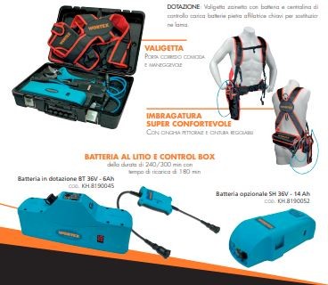 Forbice potatura shark 40 pr2 cbb a zaino