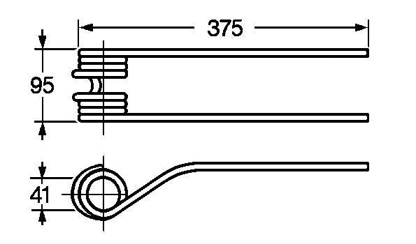 Dente per girello fahr t.n. universale