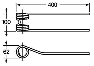 Dente per girello fontanesi t.slam