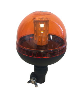 Lampada rotante a LED tonda, ad asta flex, 12/24V Movit