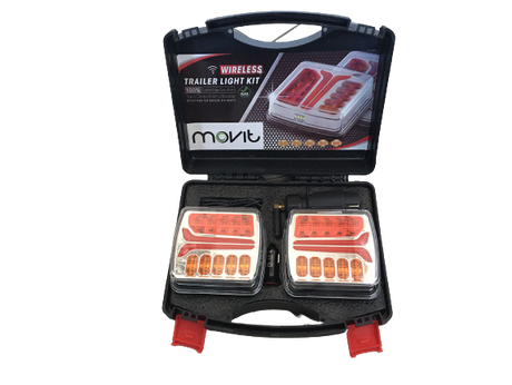 Kit impianto luci rimorchio LED wireless Movit tipo 3