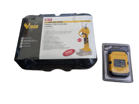 Forbice potatura a batteria vigor