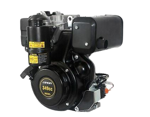 Motore d350 diesel 7,5 HP loncin conico - Conico, Avviamento: a strappo