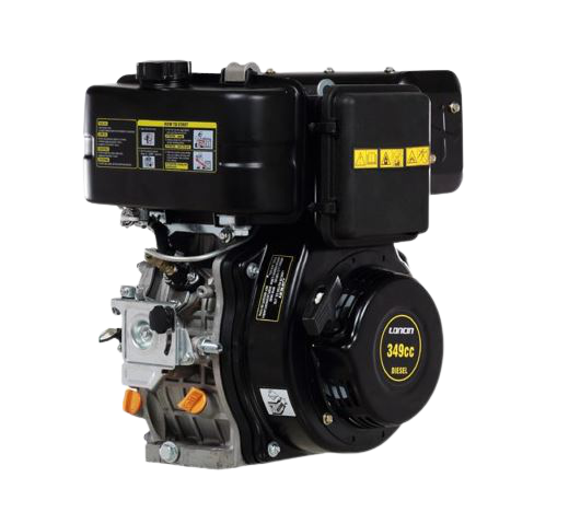 Motore d440 diesel 9 HP loncin cilindrico - Cilindrico, Avviamento: a strappo